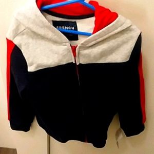 French toast hooded zipped sweatshirt brand new